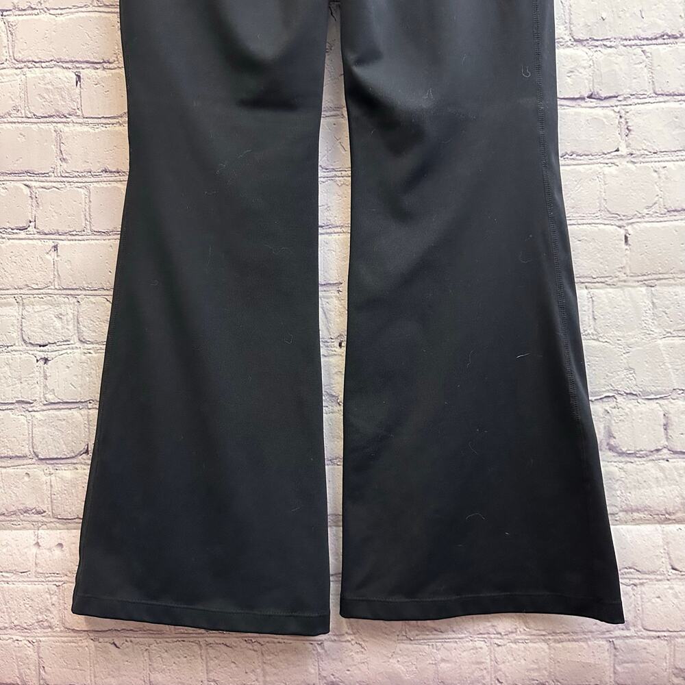 Baleaf Black Flared Yoga Pants Crossover Waist Band Women's Large Pockets - Picture 6 of 8